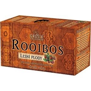 Grešík Valdemar – Rooibos Lesné plody 20 ks nálevových vreciek