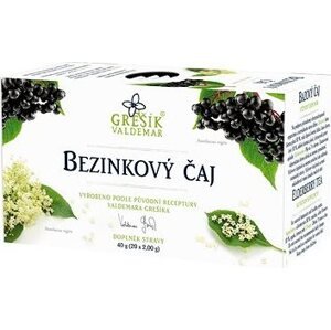Grešík Valdemar – Bazový čaj 20 ks nálevových vreciek