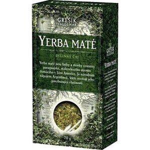 Grešík Valdemar – Yerba maté 70 g – krabička Grešík Čaju 4 svetadielov