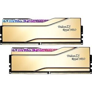 G. SKILL 32 GB KIT DDR5 6000 MHz CL26 Trident Z5 Royal Neo Gold