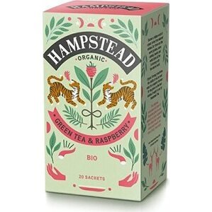 Hampstead Tea BIO Zelený čaj s malinami 20 ks