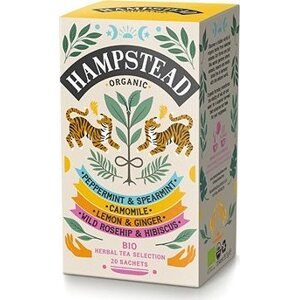 Hampstead Tea BIO selekcia bylinných a ovocných čajov 20 ks