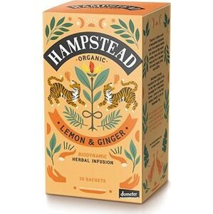 Hampstead Tea BIO citrónový čaj so zázvorom 20 ks