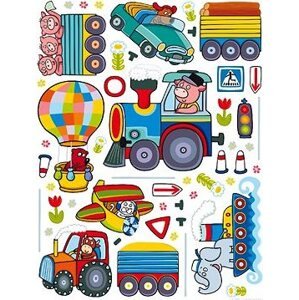 K1046 Samolepiaca dekorácia WALL STICKER TRAIN 65 × 85 cm