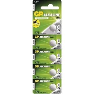 GP LR44 (A76) alkalická 5 ks v blistri
