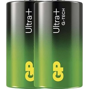 GP Alkalická batéria Ultra Plus D (LR20), 2 ks