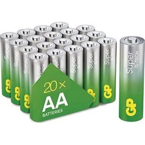 GP Alkalická batéria Super AA (LR6), 20 ks