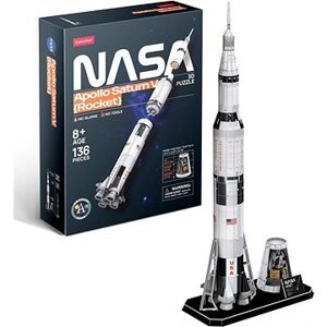 CUBICFUN 3D puzzle NASA: Raketa Apollo Saturn 136 dielikov