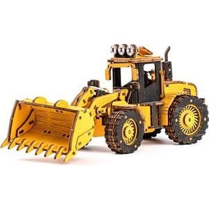 ROBOTIME Rokr 3D drevené puzzle Buldozér 211 dielikov