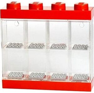 LEGO Zberateľská skrinka na 8 figúrok červená