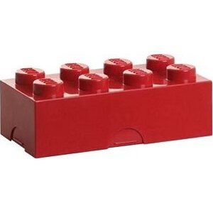 LEGO Box na desiatu 100 × 200 × 75 mm - červený