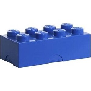 LEGO Box na desiatu 100 × 200 × 75 mm – modrý