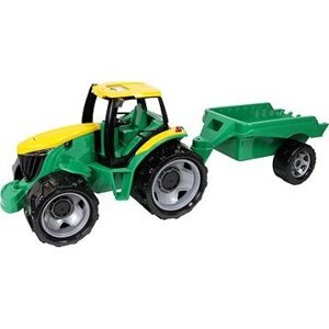 Lena Traktor plast bez lyžice a bagra s vozíkom