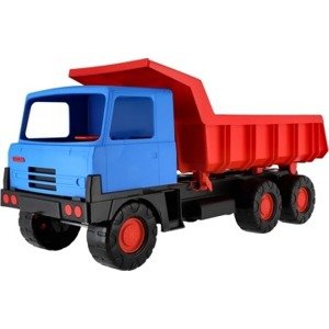 Auto nákladné s červenou korbou