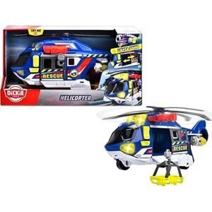 Dickie Toys Záchranárska helikoptéra 39 cm, svetlo, zvuk