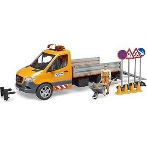 Bruder 2677 nový MB Sprinter Cestári s figúrkou a príslušenstvom