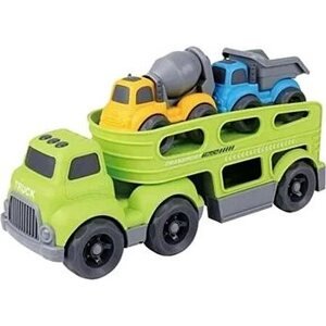 Bavytoy Sada truck s autíčkami zelený