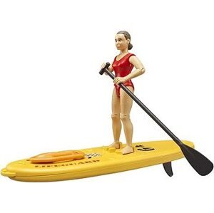 Bruder 62785 BWORLD Paddleboard s figúrkou ženy