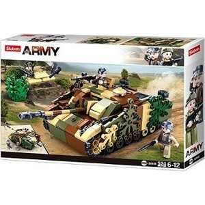 Sluban WWII M38-B0858 Maskovaný obrnený tank Stug III