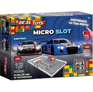RE.EL Toys autodráha Micro Slot Race Audi 1 : 87 LED svetlá