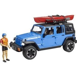 Bruder 2529 Jeep Wrangler Rubicon s kajakom a figúrkou