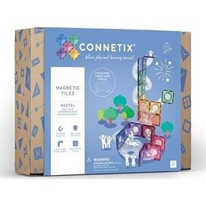 Connetix Tiles Guličkodráha Pastel – rozšírenie (80 ks)