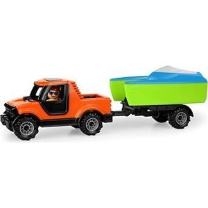 Lena Truckies Pickup s vozíkom a loďkou