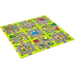 NILS Fun Detská penová puzzle podložka MD02 mesto