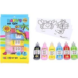 Wiky Barvy na sklo trblet 5+1 22 ml