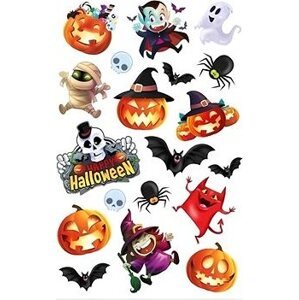 Guirca Dočasné tetovanie detské Happy Halloween 19 ks