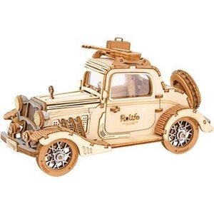 Robotime Rolife 3D drevené puzzle Historický automobil 164 dielikov