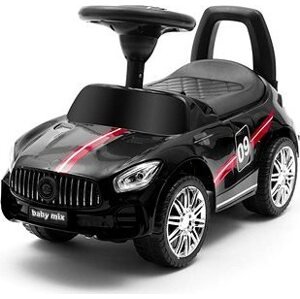 Baby Mix Detské odrážadlo so zvukom RACER čierne