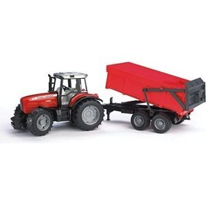 Bruder 02045 Traktor Massey Ferguson 7480 s valníkom