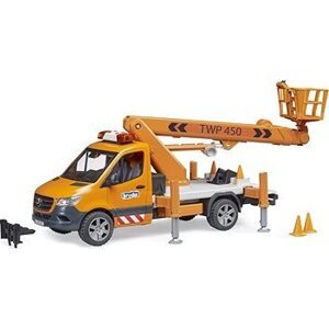 Bruder 02679 MB Sprinter s húkačkou a servisnou plošinou