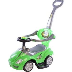 Detské odrážadlo s vodiacou tyčou 3 v 1 Mega Car zelené