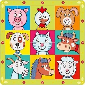 Bino puzzle delené hlavičky