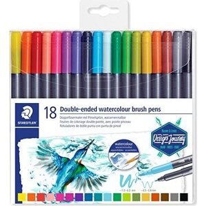 Staedtler Marsgraphic Duo štetcové – súprava 18 ks