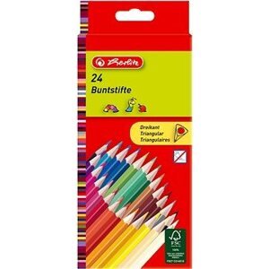 Herlitz 24 farieb trojhranné
