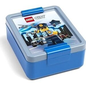 LEGO City box na desiatu – modrá