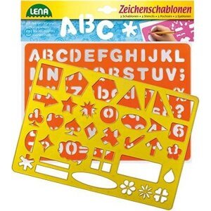 Kresliace šablóny (symboly, písmená)