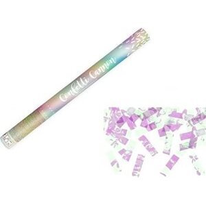 Konfety 60 cm – dúhové metalické – unicorn 1 ks