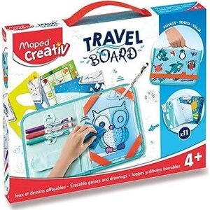 MAPED Travel Board – Hry a kreslenie so zvieratkami
