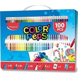 MAPED Color´Peps Súprava 100 ks výtvarných potrieb v kufríku