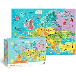 Puzzle Mapa Európy – 100 dielikov