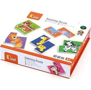 Drevené puzzle zvieratká