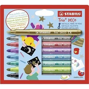 STABILO Trio Deco, 8 ks, puzdro