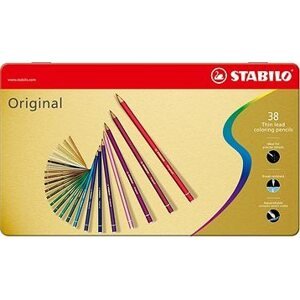 STABILO Original 38 ks kovové puzdro