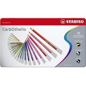 STABILO CarbOthello 48 ks kovové puzdro