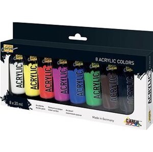 Kreul "Solo goya" Sada akrylových farieb, 8 farieb, 20 ml v tube