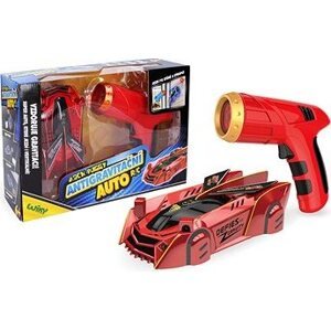 Rock Buggy Auto antigravitačné RC s laserom, 15 cm, červené